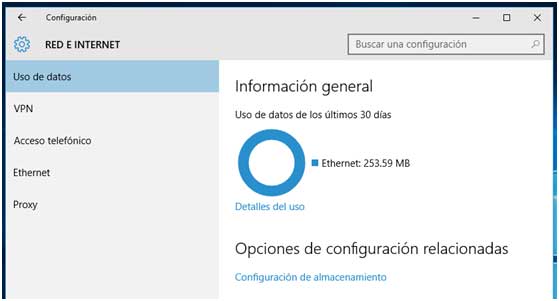 Configurar una conexion de uso medido (con limite de descarga) - 3